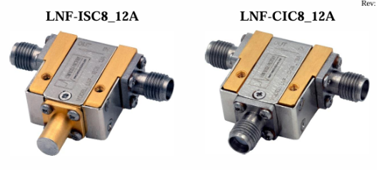 Low Noise Factory低溫隔離器環(huán)行器LNF-ISC8_12A和LNF-CIC8_12A